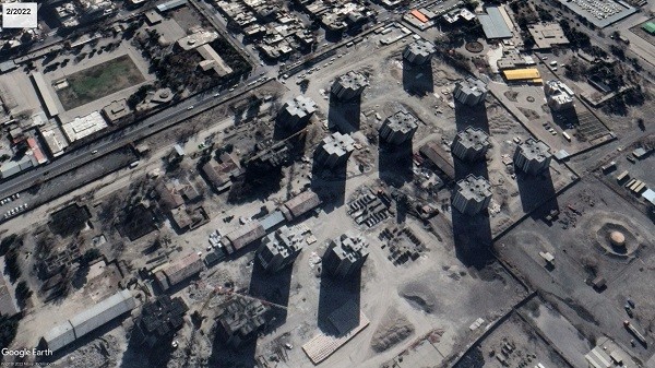 تصویر گوگل ارث بخشی از زمین پادگان لشکر 77 مشهد در سال2022